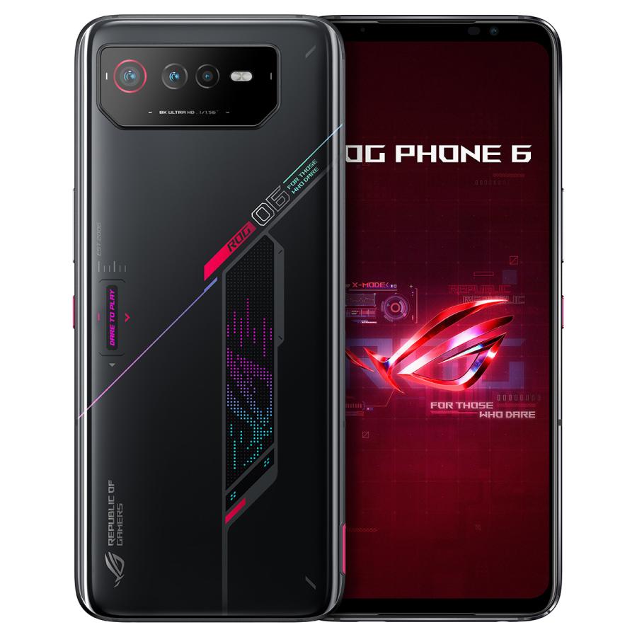 必見★rog phone 6 12/256 ファントムブラック ASUS（エイスース） ASUS ROG Phone 6 ファントムブラック 12GB 256GB