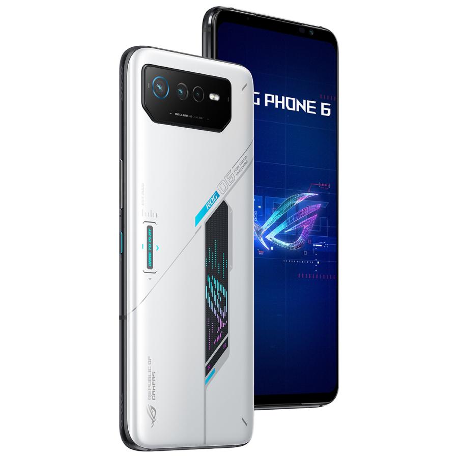 ASUS ROG PHONE 6  ストームホワイト(12GB/256GB) ASUS ROG Phone 6 ストームホワイト 256GB SIMフリー 【公式通販】