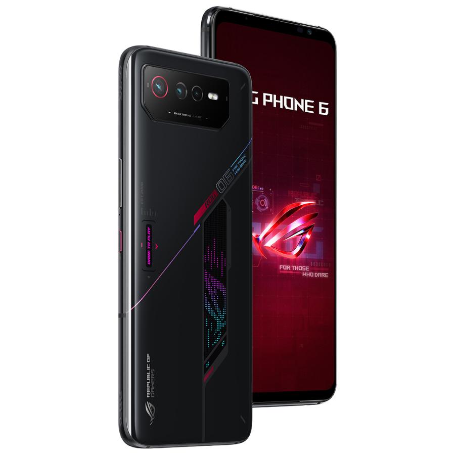 ASUS ROG Phone 6 ブラック　16GB 512GB ［SIMフリー ROG Phone 6 ファントムブラック Qualcomm Snapdragon 8+ Gen 1 6.78型