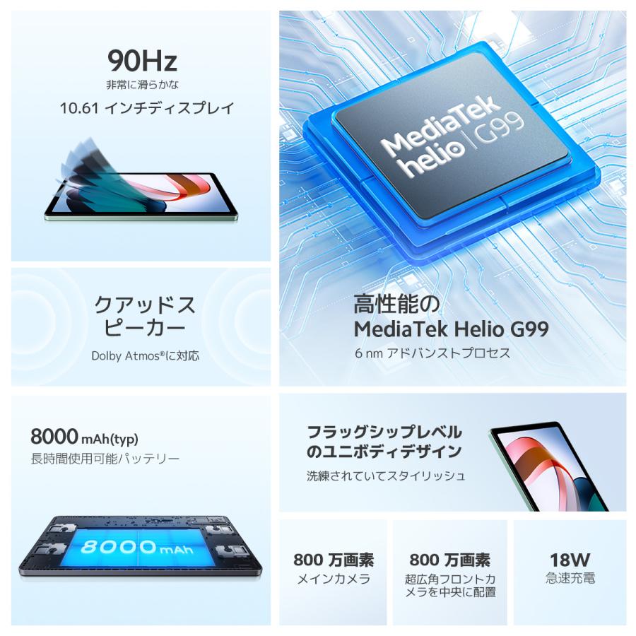 Xiaomi（シャオミ） Xiaomi Redmi Pad/Mint Green/4GB+128GB