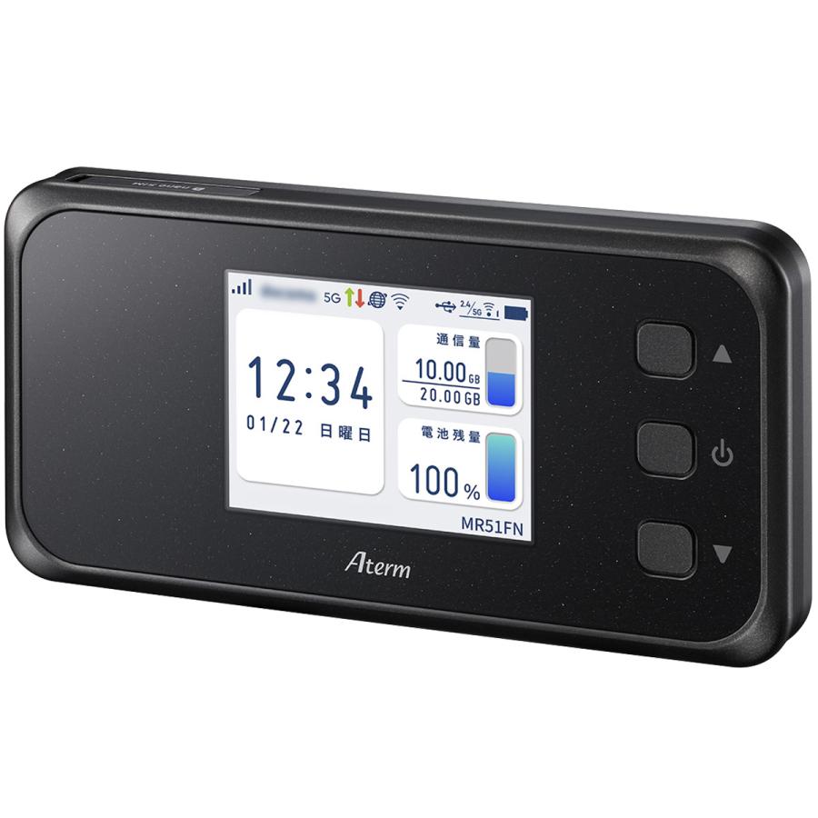 NEC NEC Aterm MR51FN Wi-Fi 5Gモバイルルーター dual_band 最大3.8 