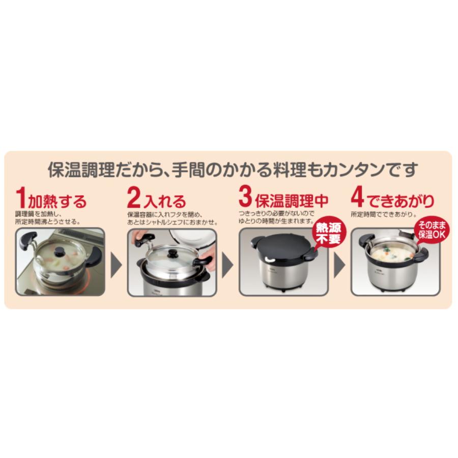 未使用 サーモス シャトルシェフ 真空保温調理器 KBB-1602 モノホワイト 楽天市場】サーモス 【限定商品】THERMOS 真空保温調理器