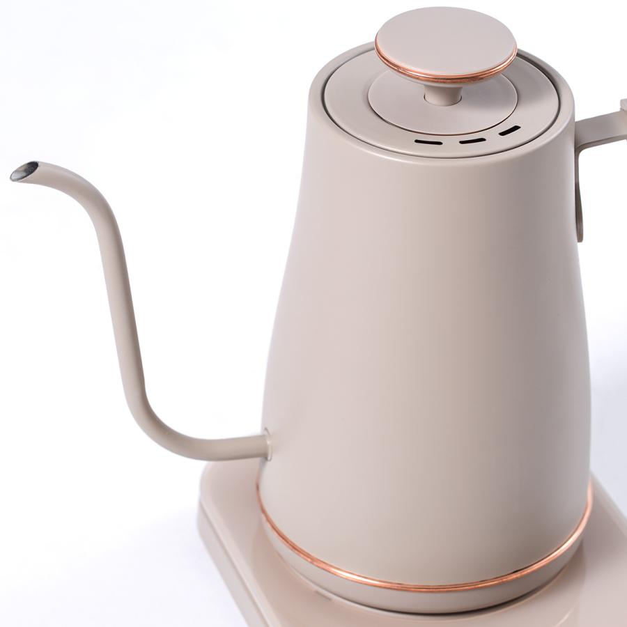 YAMAZEN 電気ケトル EGL-C1281 グレージュ 山善（YAMAZEN） 電気ケトル 0.8L 1200W 温度設定機能 50-100度 保温