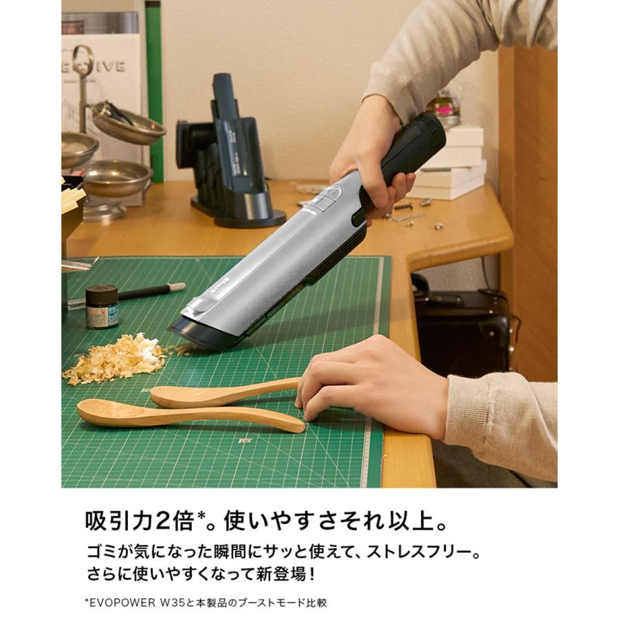 Shark シャーク 充電式ハンディクリーナー EVOPOWER EX グレイ Shark シャーク 充電式ハンディクリーナー EVOPOWER EX グレイ