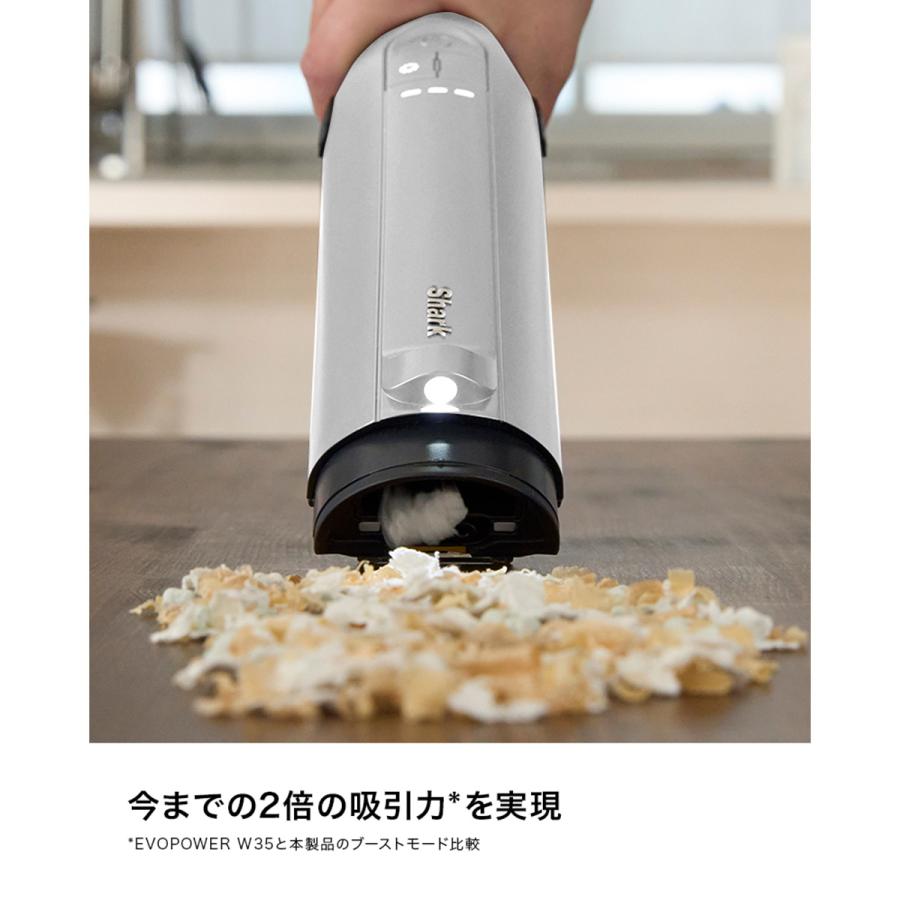 Shark シャーク 充電式ハンディクリーナー EVOPOWER EX グレイ Shark シャーク 充電式ハンディクリーナー EVOPOWER EX グレイ