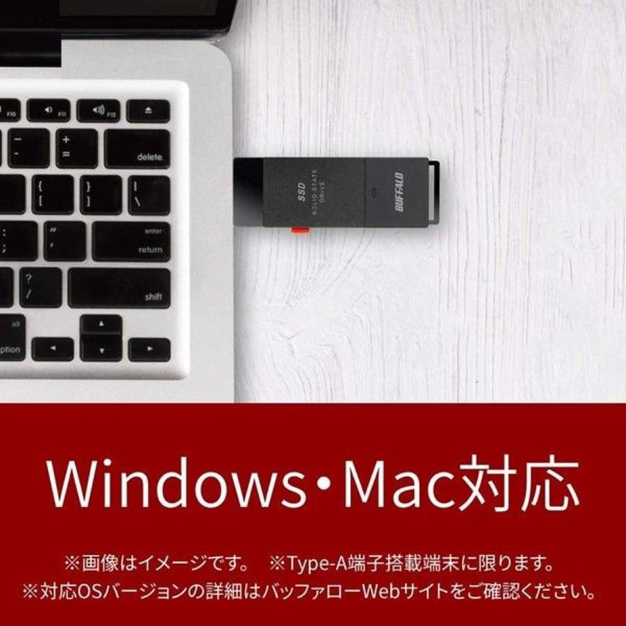 BUFFALO（バッファロー） 外付けSSD ポータブル USB3.2 Gen1