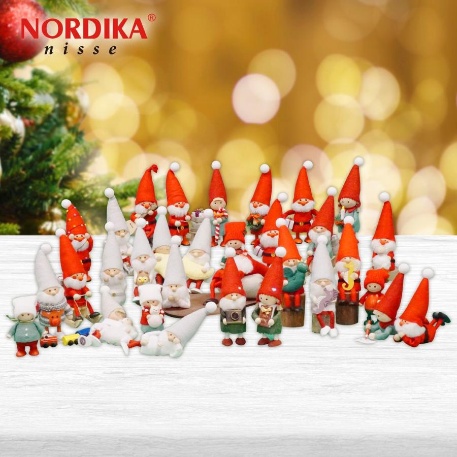 NORDIKA Nisse 【在庫処分特価】クリスマス人形 タツノオトシゴを抱え