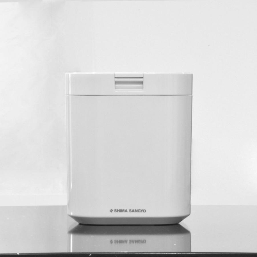 【入荷極小！新作】島産業 生ごみ減量乾燥機 (1~5人用) パリパリキュー ホワイト PPC-11-WH