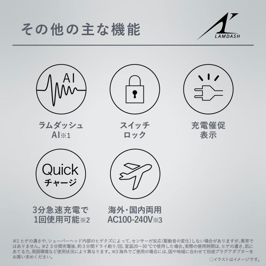 Panasonic ラムダッシュ 3枚刃 （白） ES-LT2C-W｜hikaritv｜08