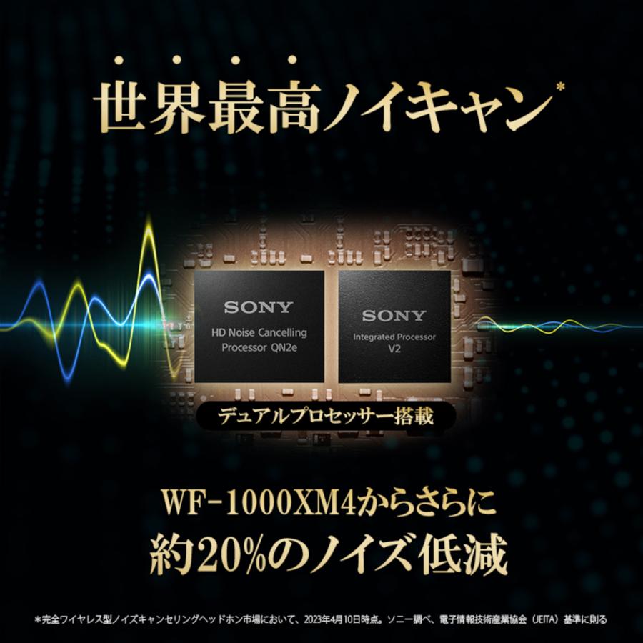 Sony ソニー ワイヤレスイヤホン／WF-1000XM5＜ブラック＞ ASO79408｜hikaritv｜03