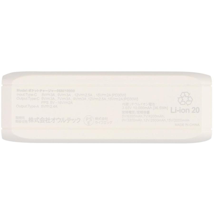 ドコモ純正 ポケットチャージャー06M 10000mAh ホワイト モバイル