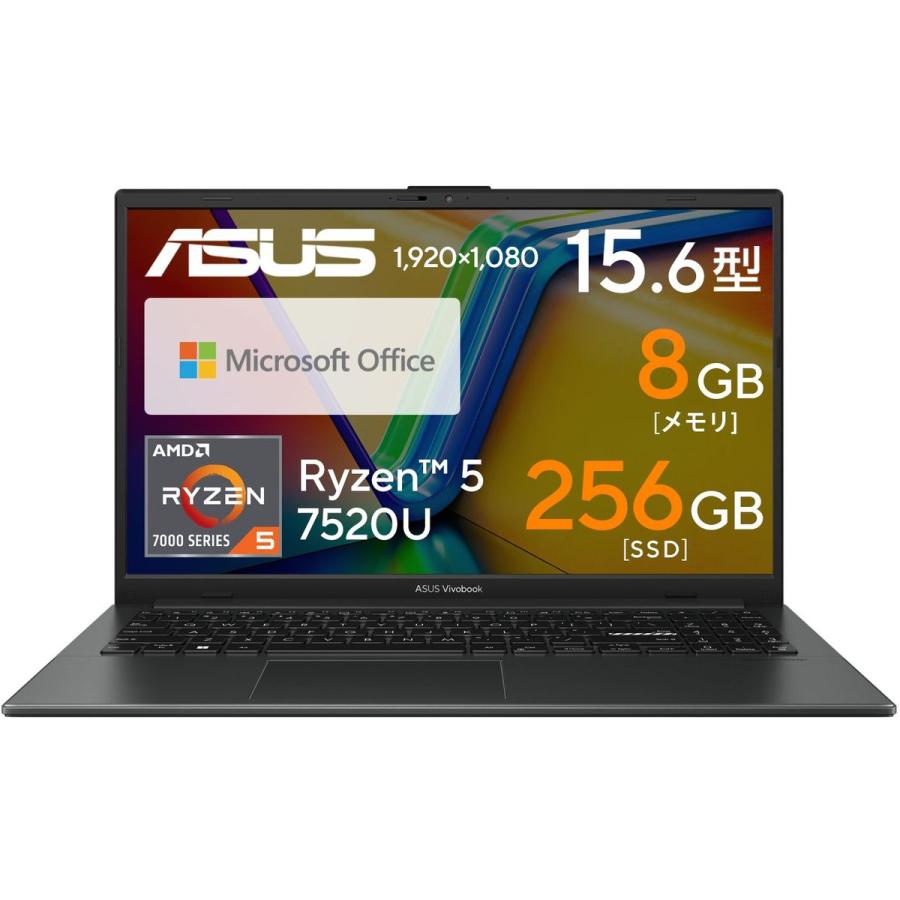 VivobookGo15 Office付きFHD SSD256GB メモリ8GB ASUS Vivobook Go 15 Office付き FHD SSD256GB メモリ8GB 15.6
