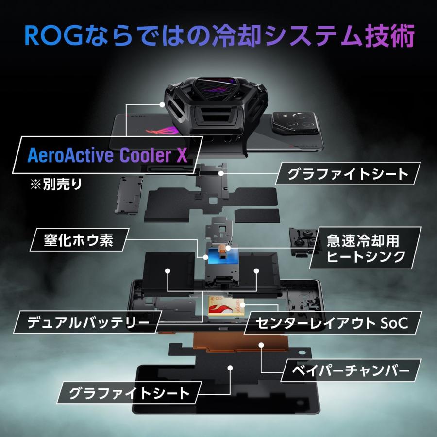 ASUS ROG Phone 8 レベルグレー SIMフリースマホ 16GB 256GB ASUS ROG Phone 8 レベルグレー SIMフリースマホ 16GB 256GB