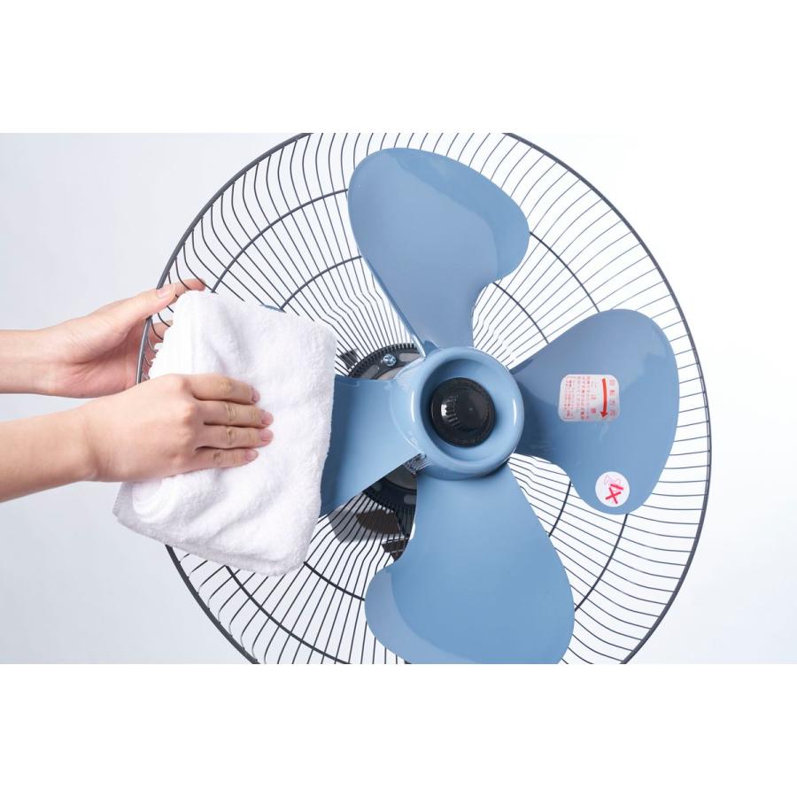 山善（YAMAZEN） 工場扇 工場用扇風機 45cm 床置き式 アッシュブルー