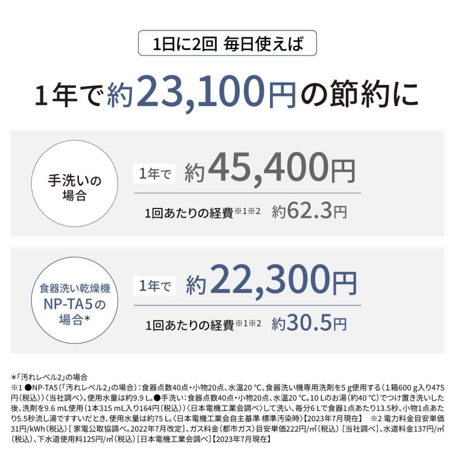 Panasonic（パナソニック） 【5年保証付】パナソニック 食器洗い乾燥機 