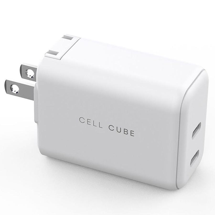 docomo select Type-C 2ポート充電器 最大合計65W ホワイト 急速充電