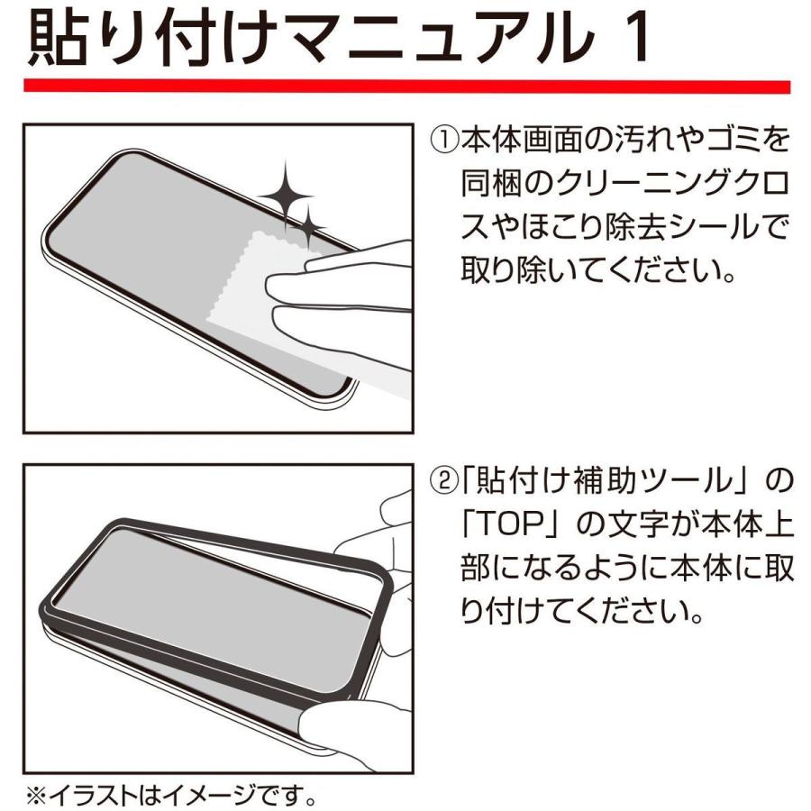 ドコモ純正 iPhone 13 mini 全画面ガラスハイグレード 高光沢BLC 液晶