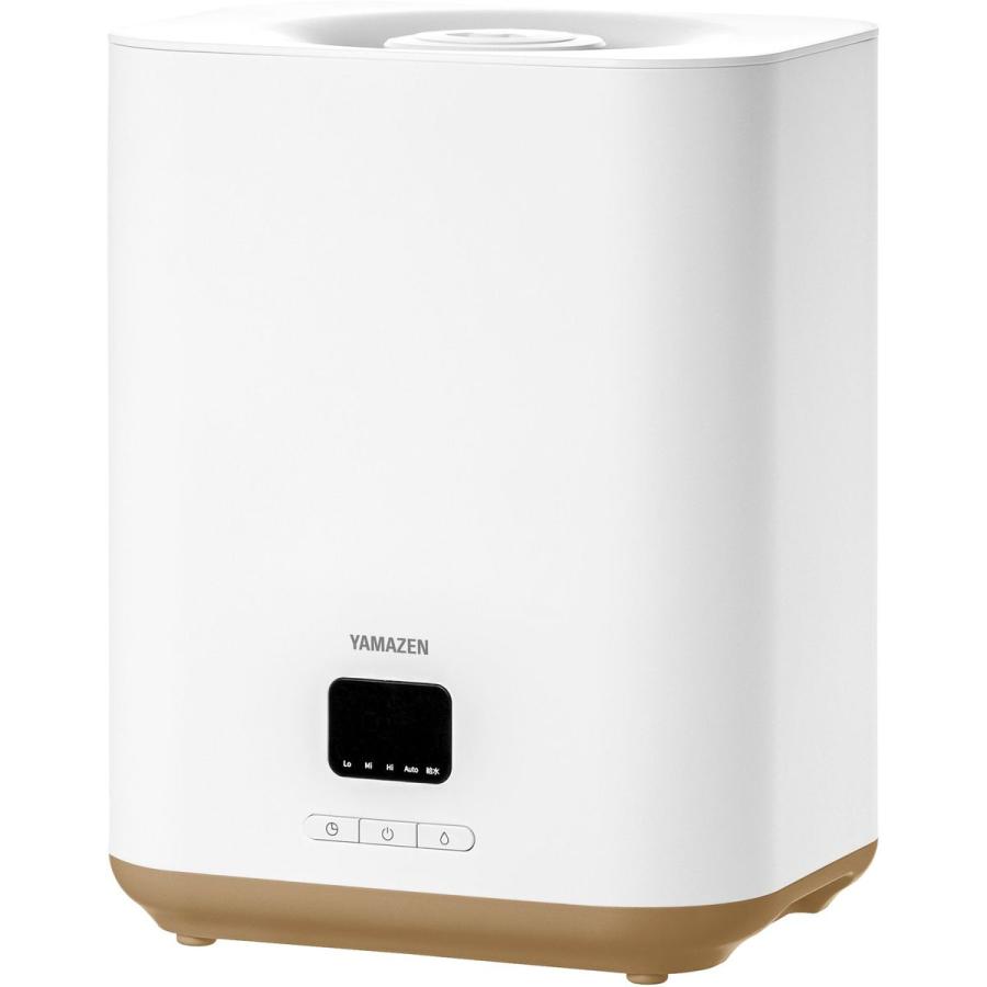 山善（YAMAZEN） スチームファン式加湿器 湿度センサー搭載 上部給水