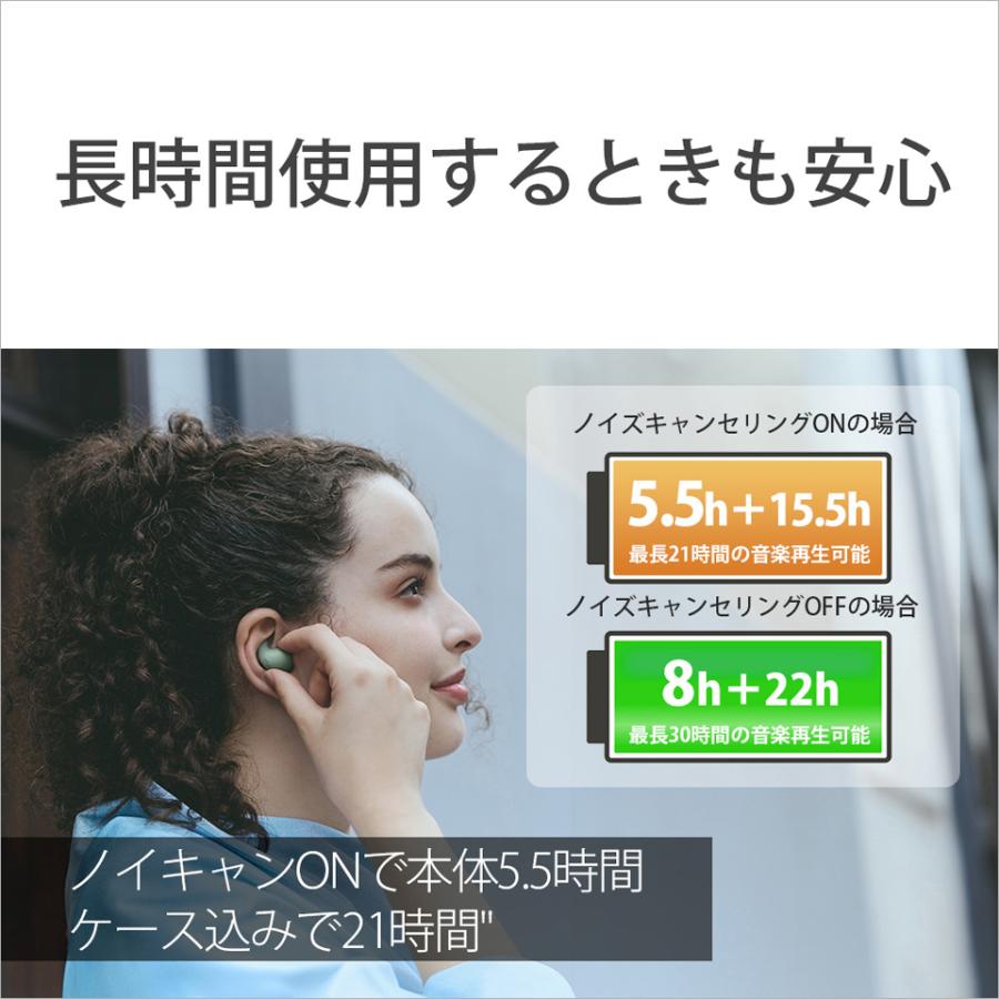 docomo select ワイヤレスイヤホン LinkBuds Fit グリーン ノイズキャンセリング ハイレゾ 長時間 バッテリー bluetoothの画像