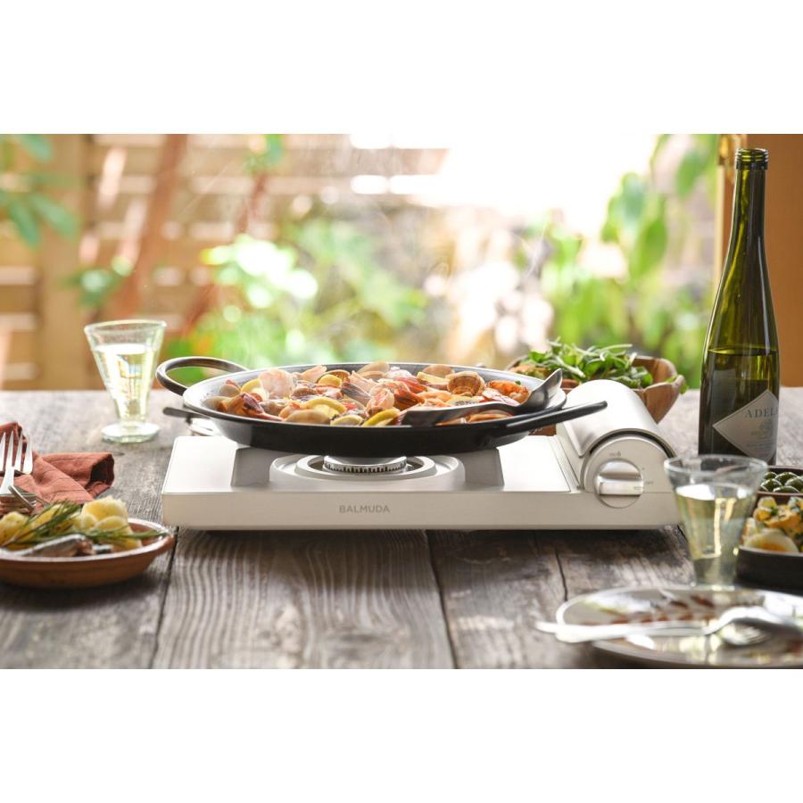 バルミューダ 【正規店】カセットコンロ Table Stove(テーブルストーブ) コンロ テーブルコンロ カセットボンベ ブラック KGS01JP-WH | BALMUDA | 03