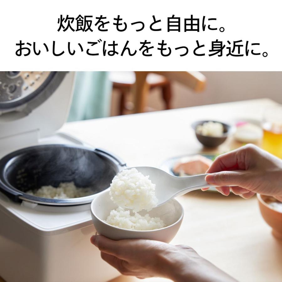 ツインバード（TWINBIRD） TWINBIRD IH炊飯ジャー 3合炊き ホワイト