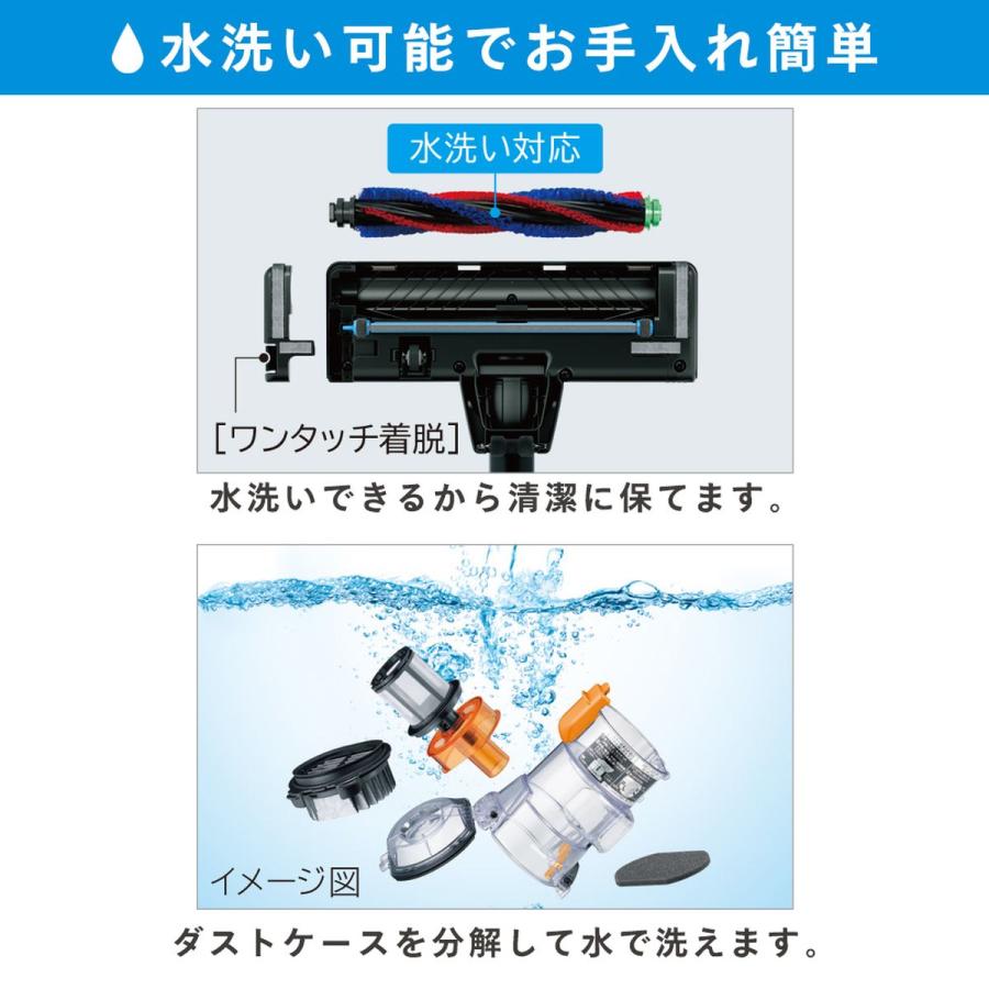 日立（HITACHI） コードレススティッククリーナー ホワイト 軽量1.5kg