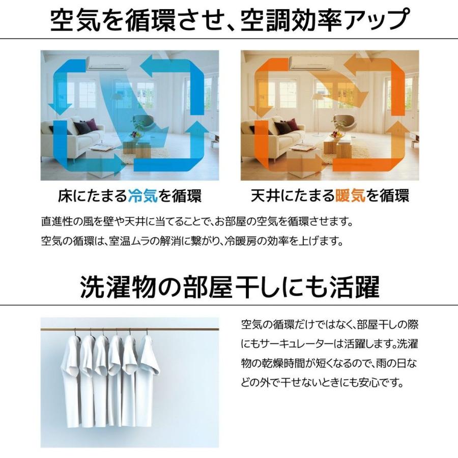 【お値下げ】YAMAZEN 壁掛けDCサーキュレーター　新品未使用 山善 18cm DC壁掛けサーキュレーター 360度首振り 壁掛け扇風機