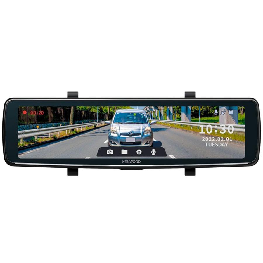 【未使用】ナビ連動型デジタルルームミラー型ドライブレコーダー ケンウッド ナビ連動デジタルルームミラー型ドライブレコーダー DRV