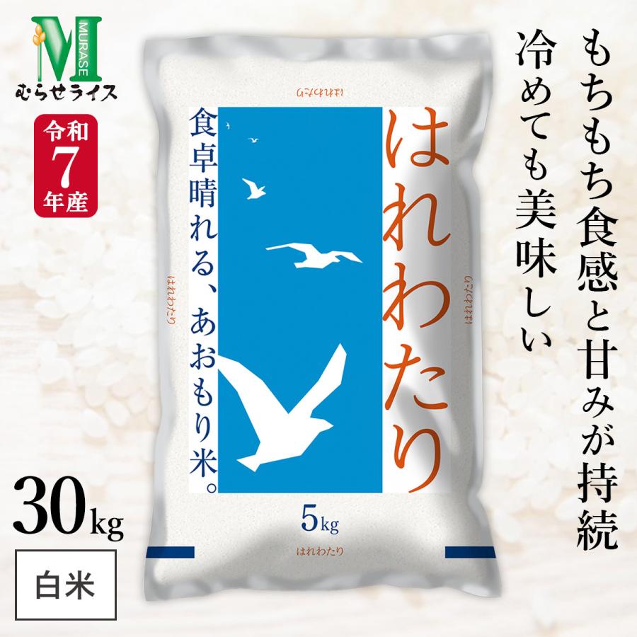 ☆ 令和6年 青森県産 はれわたり 玄米〈30kg〉