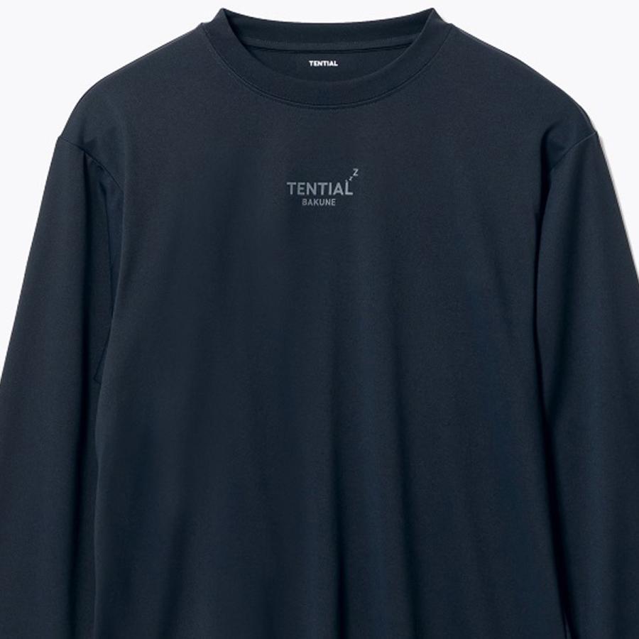 TENTIAL BAKUNE Dry Men's長袖Tシャツ ネイビー XLサイズ