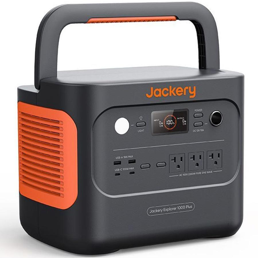 Jackery ポータブル電源 1000 Plus 1264Whの大容量 リン酸鉄リチウム