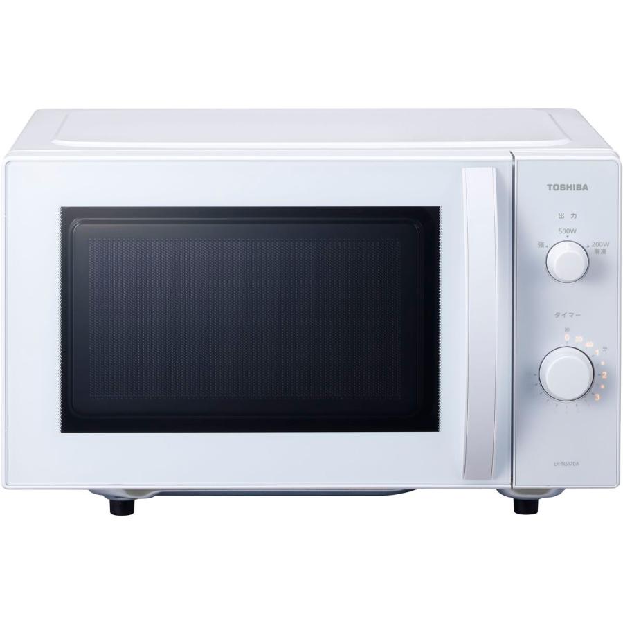 TOSHIBA（東芝） 電子レンジ 17L フラットテーブル ダイヤル式