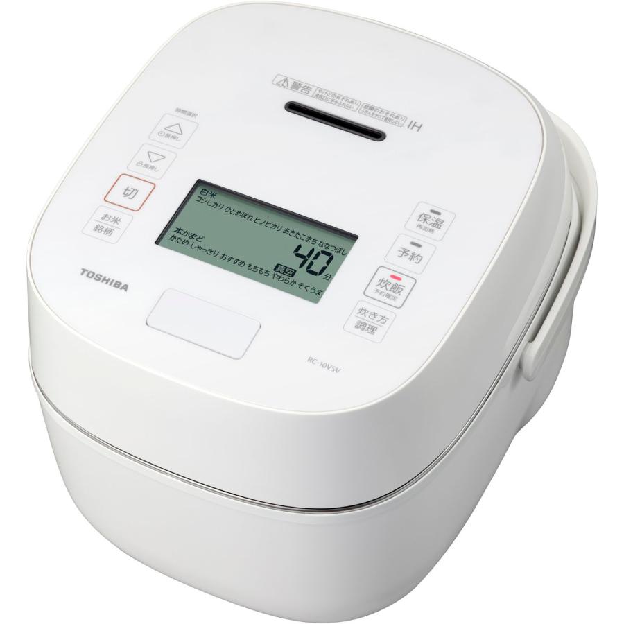 TOSHIBA 真空圧力IH RC-10VSV(W) [グランホワイト]の商品画像（Yahoo!ショッピング）