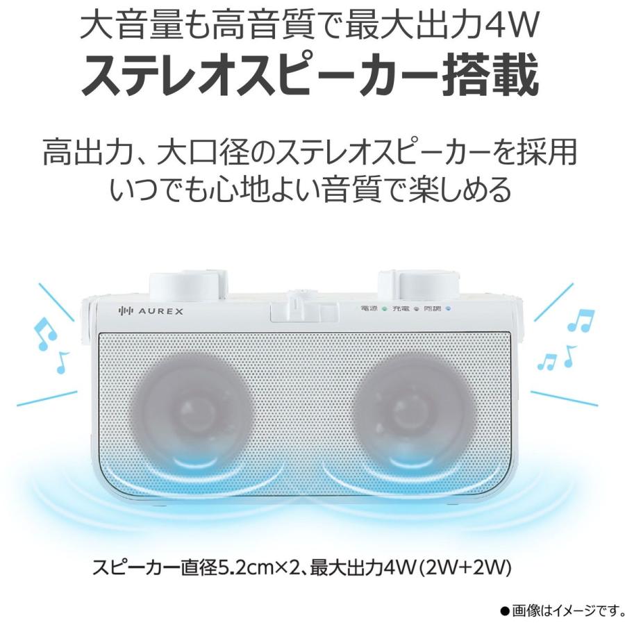 東芝　AUREX TY-WSD20(W) ワイヤレススピーカー TOSHIBA（東芝） テレビ用スピーカー（ワイヤレス） AUREX 防滴仕様