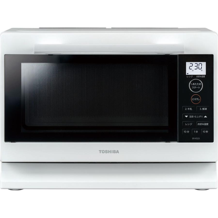 TOSHIBA（東芝） 電子レンジ 23L フラットテーブル 1000W ホワイト ER
