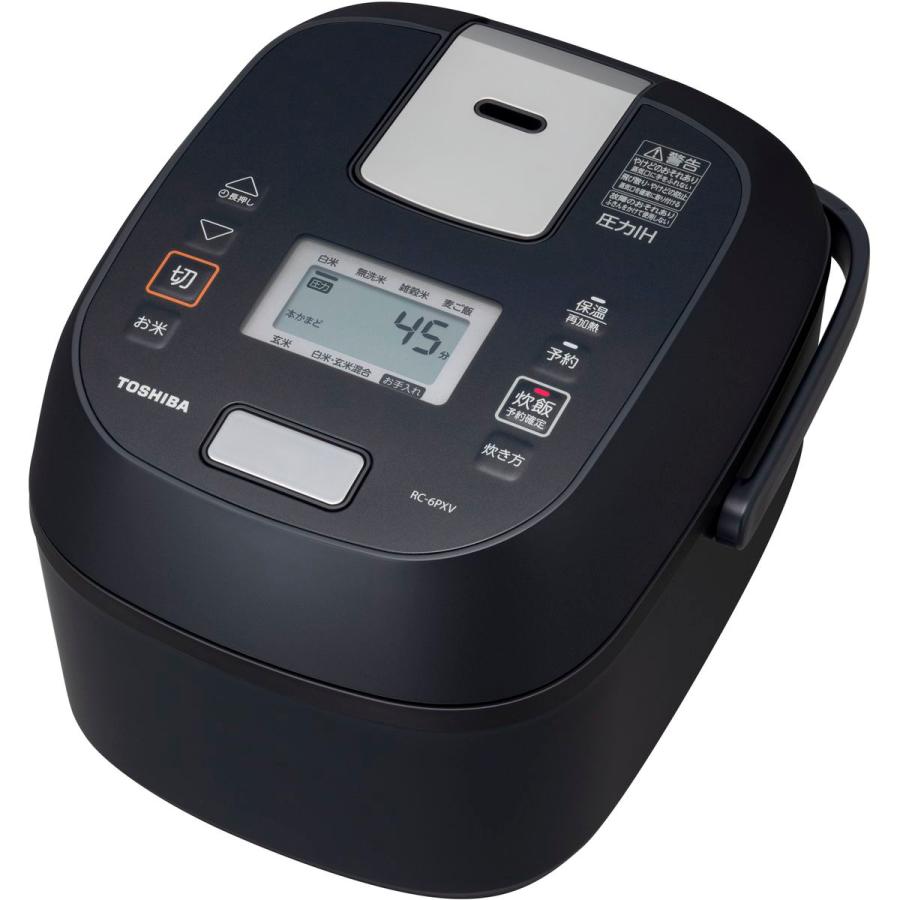 TOSHIBA 東芝 圧力IHジャー炊飯器 RC-6PXV-K ブラックの商品画像（Yahoo!ショッピング）