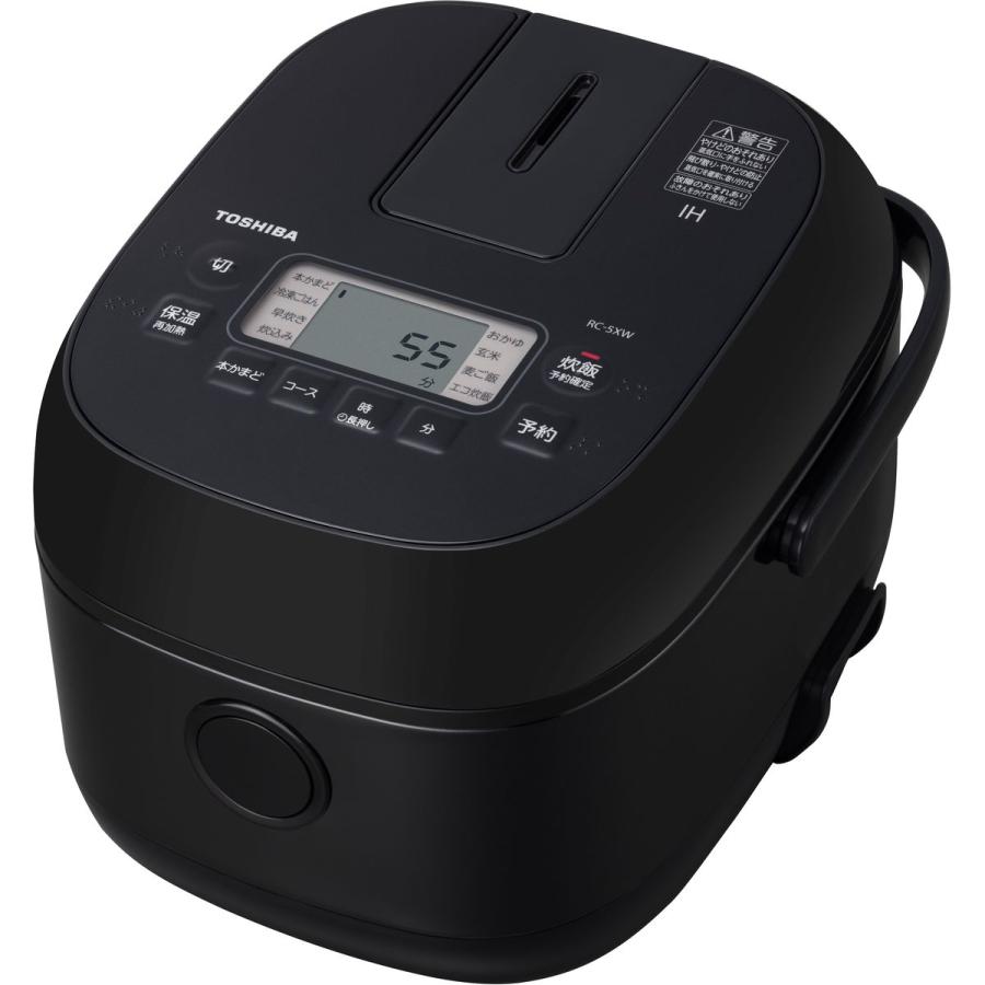 炊飯器 東芝 RC-5XW(K) [ブラック]の商品画像（Yahoo!ショッピング）