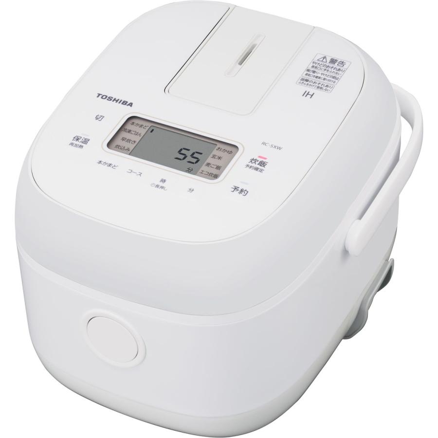 炊飯器 東芝 RC-5XW(W) [ホワイト]の商品画像（Yahoo!ショッピング）