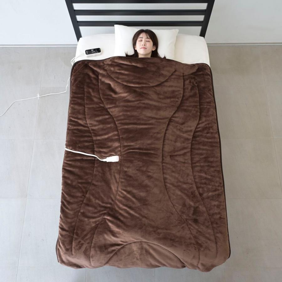 山善（YAMAZEN） 3D電気毛布 掛敷兼用 188×130cm 3Dキルティング