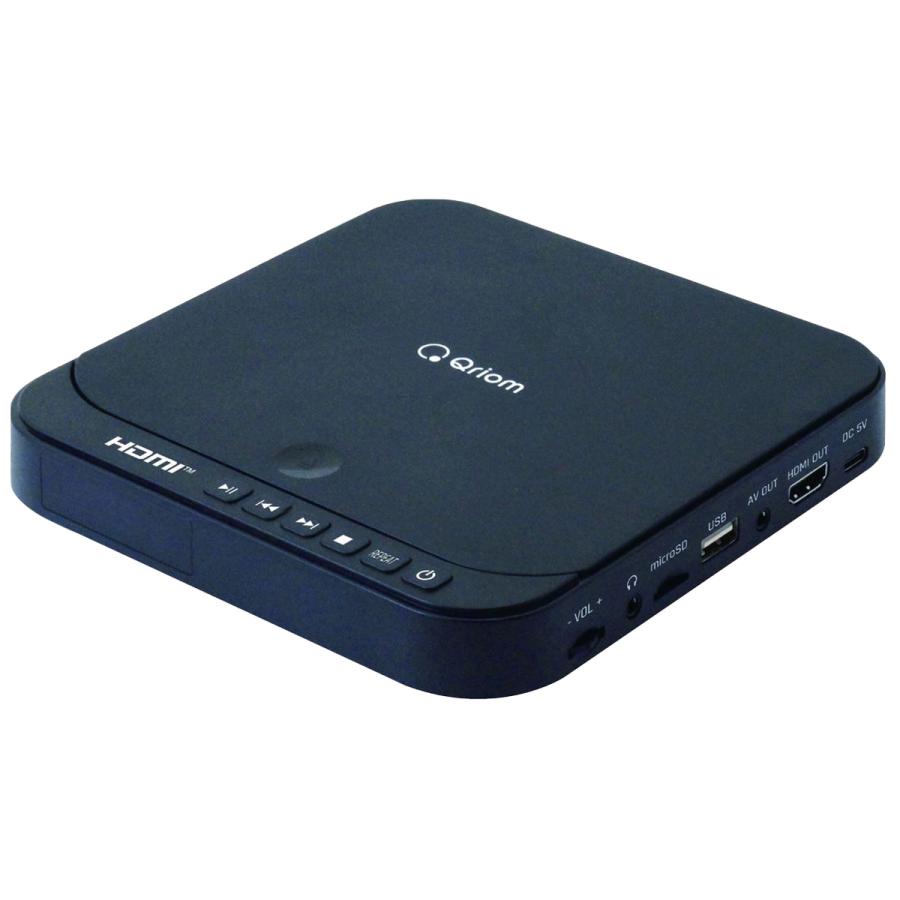 Qriom コンパクトDVDプレーヤー CDVP-MINI151HD-B : ひかりTV