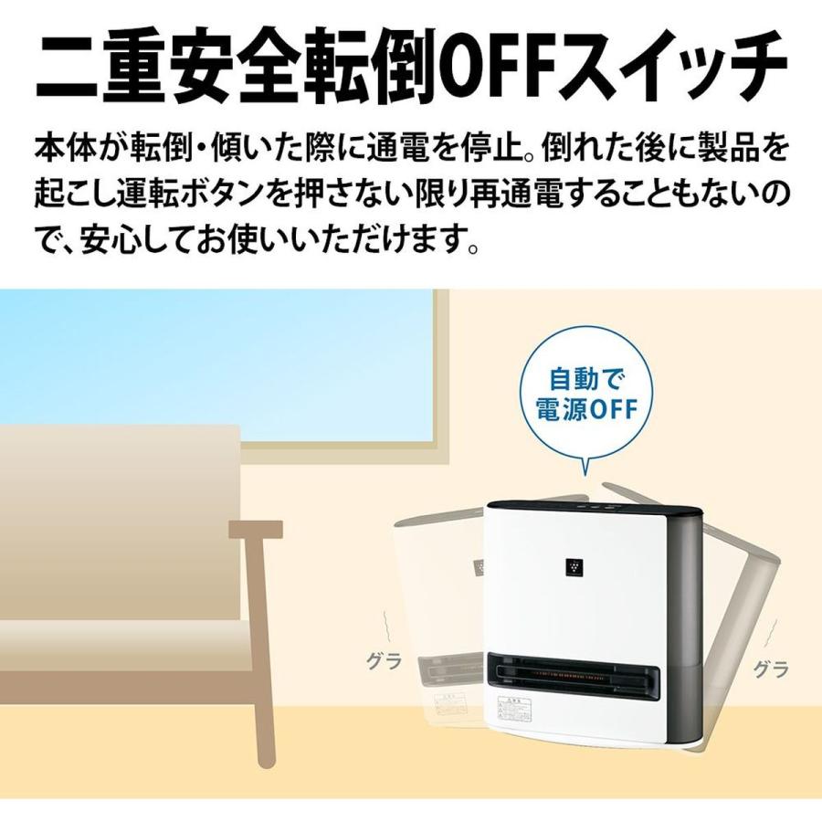 SHARP（シャープ） 加湿セラミックファンヒーター プラズマクラスター
