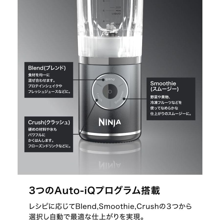 【新品未使用】★Ninja Blast★コードレスミキサー★シルバーグレー★ Ninja（Shark） 4月6日新色新発売 ニンジャ Ninja Blast Max
