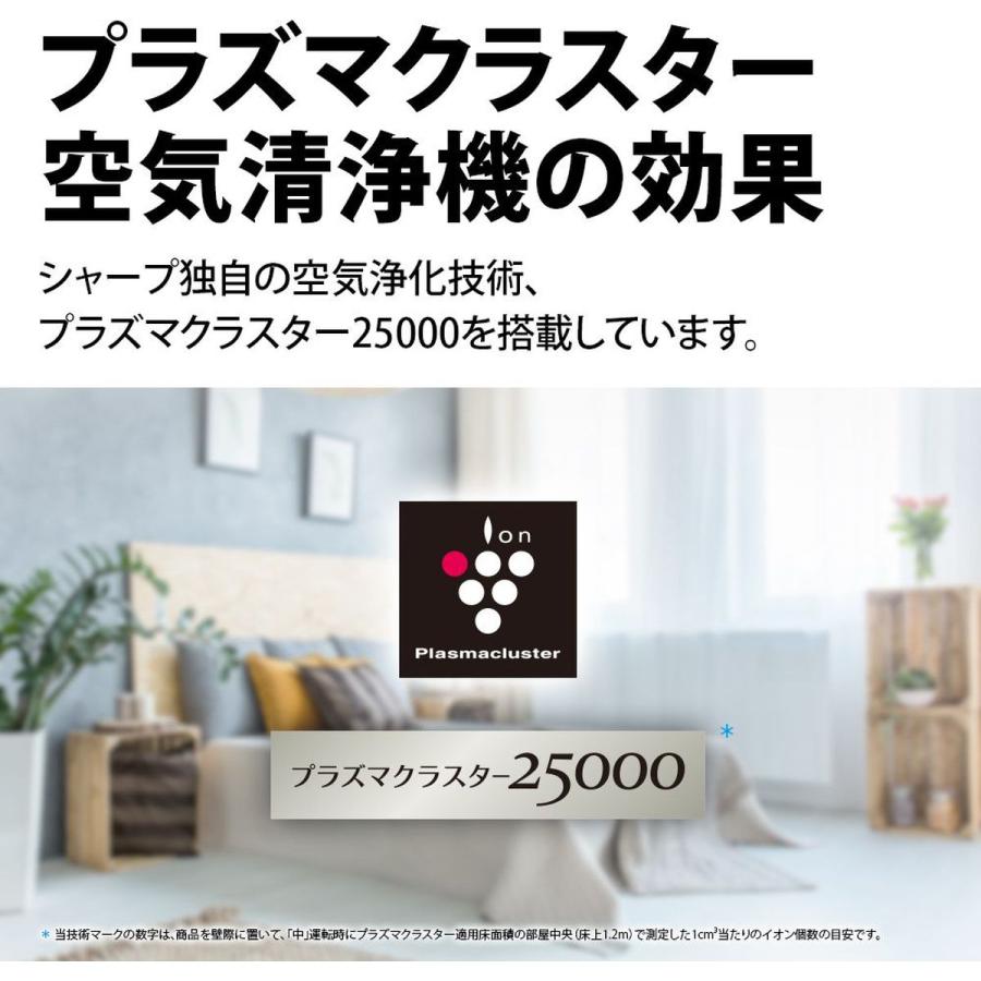 SHARP（シャープ） 加湿空気清浄機 プラズマクラスター 25000 洋室~17