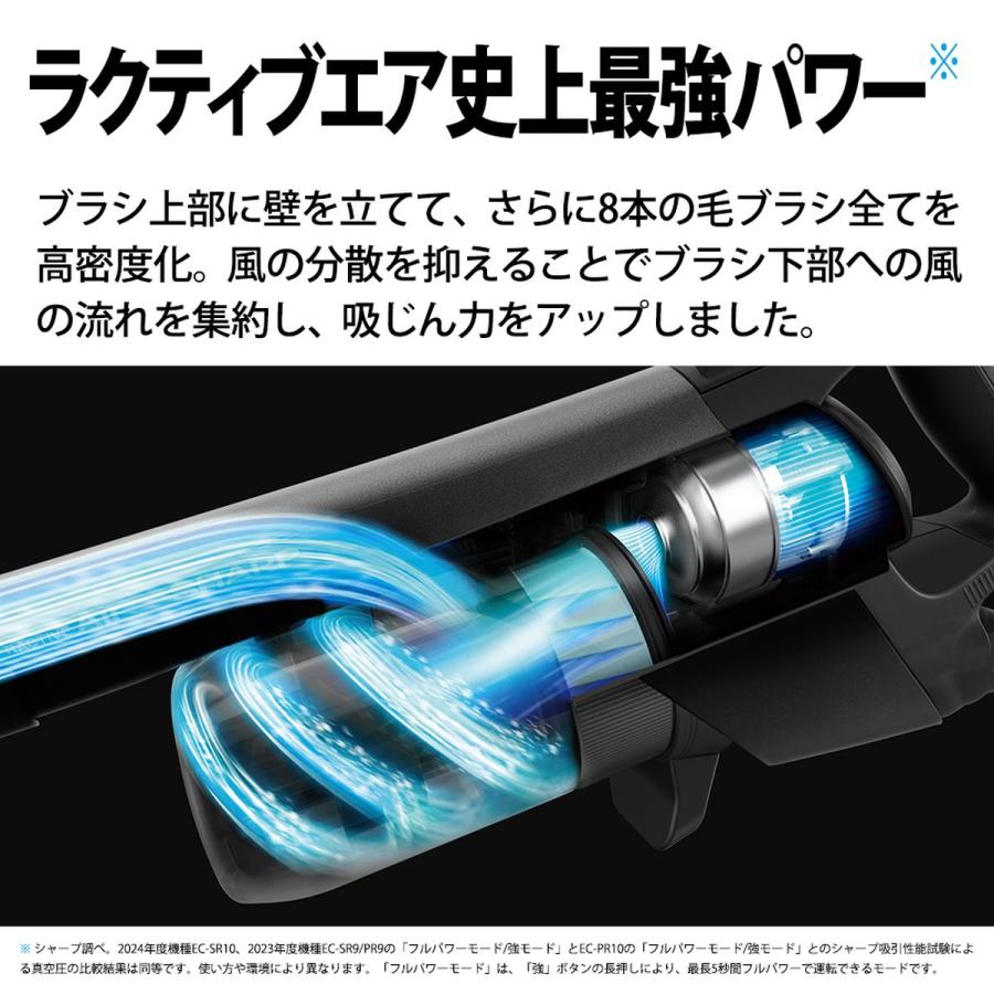 SHARP（シャープ） コードレス スティック 掃除機 ラクティブエア