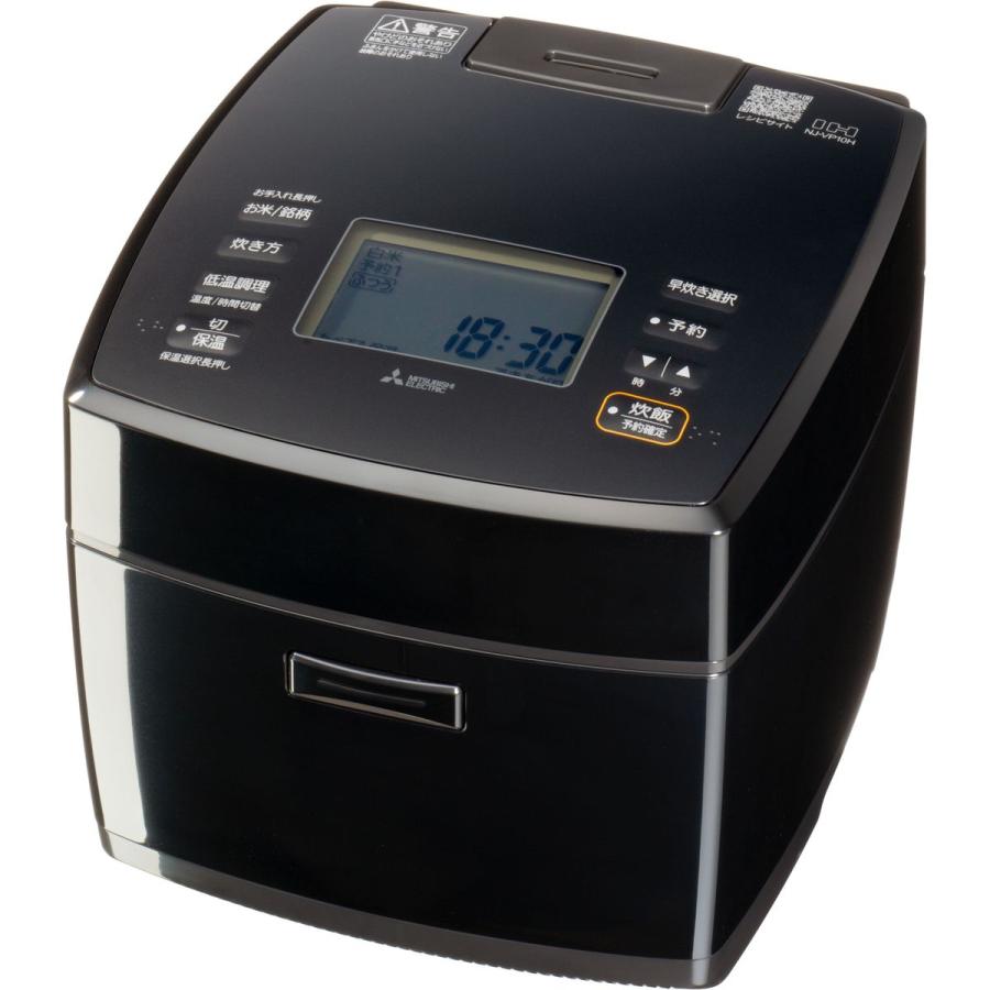 三菱電機 炊飯器 備長炭 炭炊釜 NJ-VP10H-B [黒曜]の商品画像（Yahoo!ショッピング）