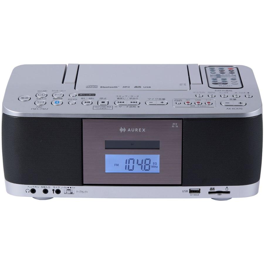 TOSHIBA（東芝） AUREX オーレックス SD/USB/CD ラジオ カセット