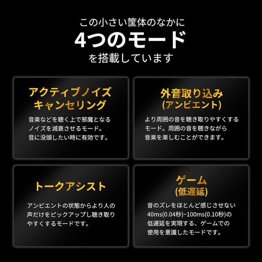 コネクシオ docomo select ワイヤレスイヤホン MEES M4 Pro ブラック