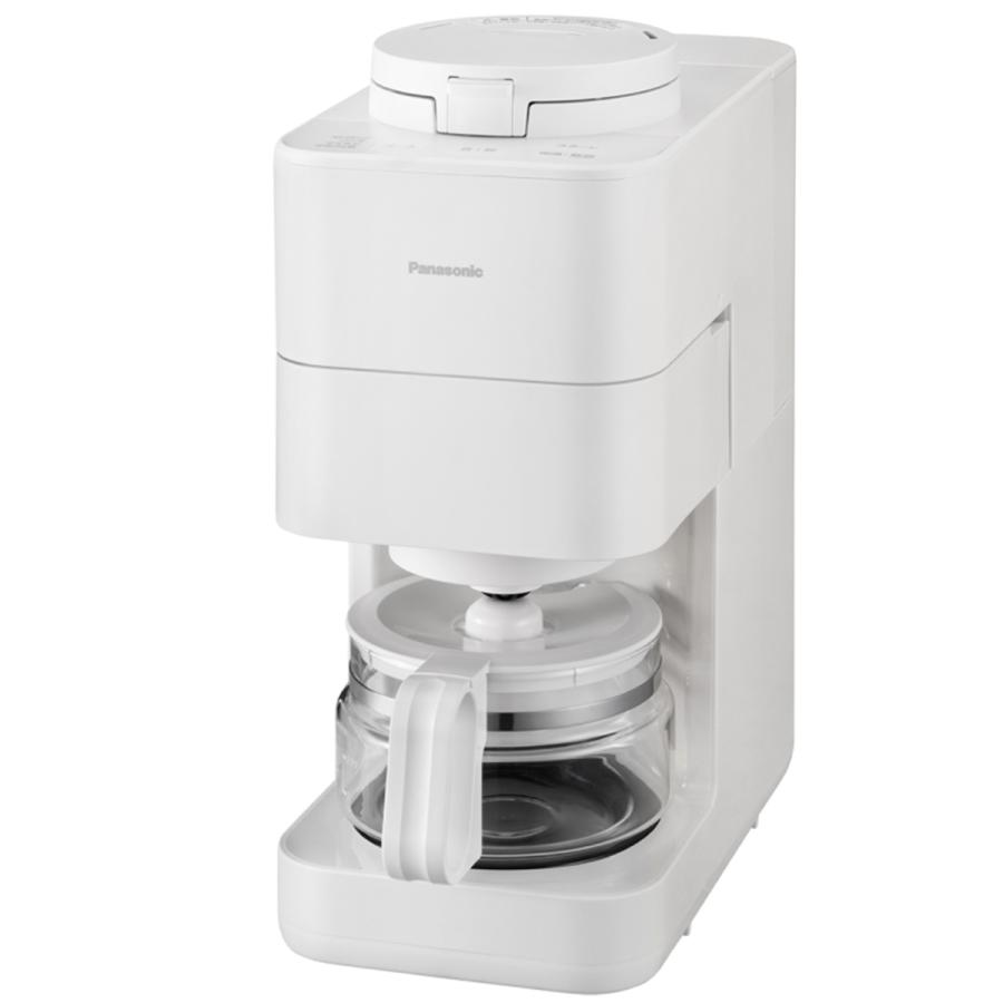 Panasonic パナソニック 全自動コーヒーメーカー ミル付き ホワイト NC-A58-Wの画像