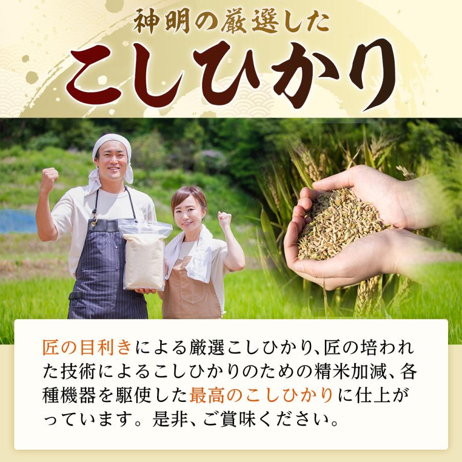 最短出荷】 神明 無洗米 匠の米つくり コシヒカリ 5kg(1袋) 長期保存