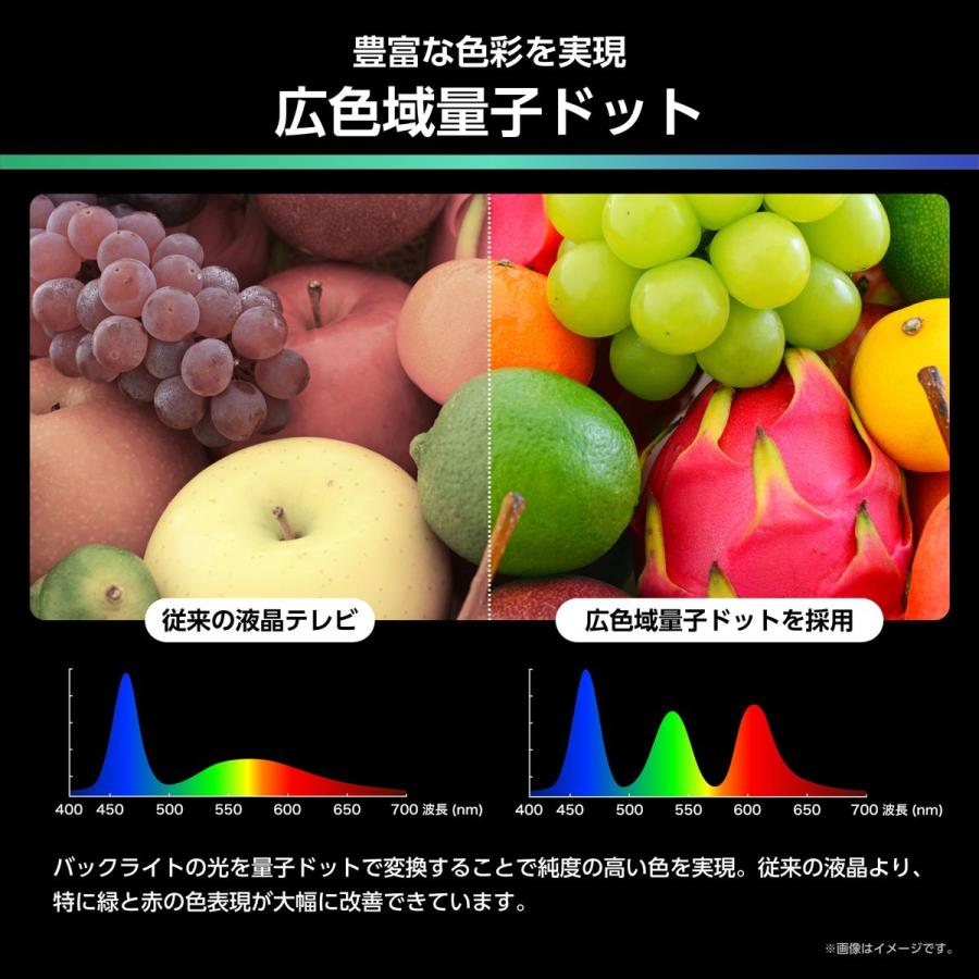 新品未開封Hisenseハイセンス4K 広色域量子ドット液晶倍速43U6R ハイセンス ハイセンス Hisense 4K液晶AIテレビ U6Rシリーズ 43V型